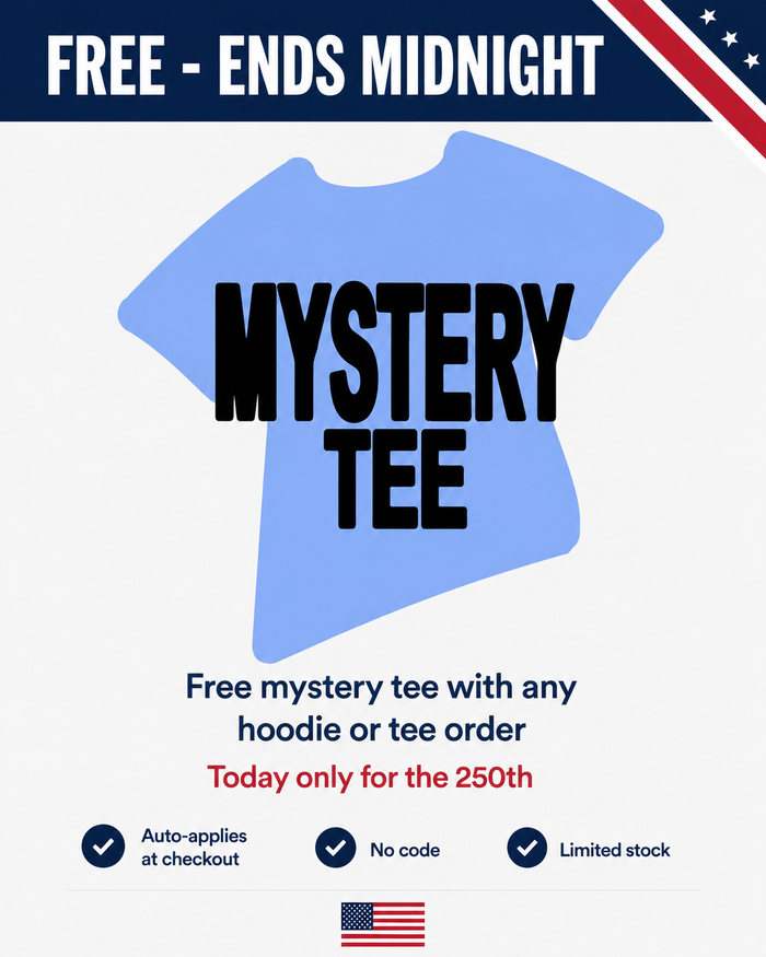 Mystery Clearance Tee + Free Sticker