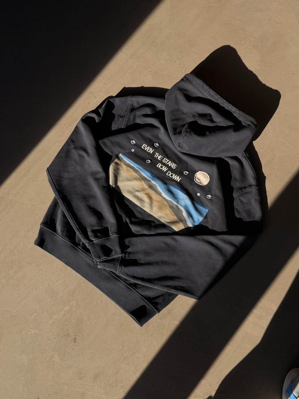 Even The Stars Bow Down hoodie in navy