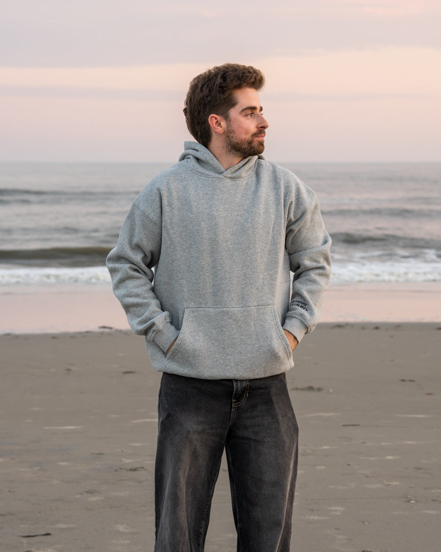 Heather Gray (BE STILL & KNOW): Brett is 6'1" wearing size M