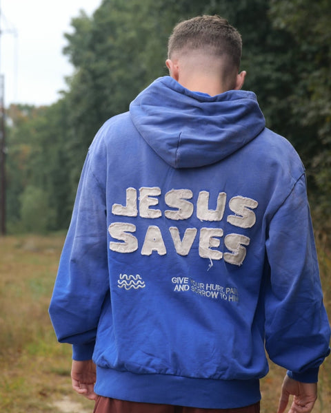 Jesus Saves Heavy Hoodie