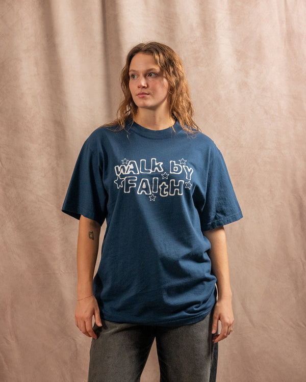 Walk By Faith Premium Heavy Tee