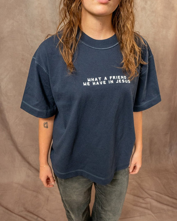 What a Friend 90s Retro Gym Tee
