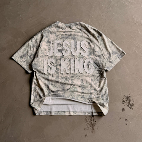 Jesus Is King camo tee by Forty-Six Ten
