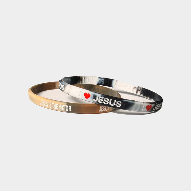 Christian rubber bracelet packs by Forty-Six Ten