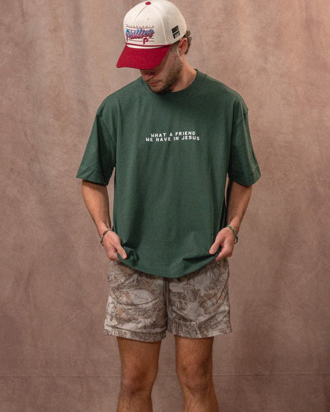 What a Friend 90s retro gym tee by Forty-Six Ten