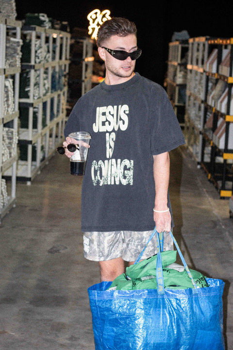 Jesus Is Coming Premium Heavy Tee