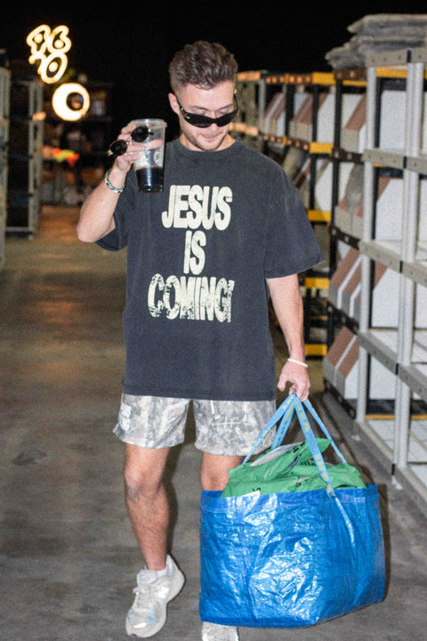 Jesus Is Coming Premium Heavy Tee