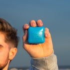 Blue | In hand at the beach