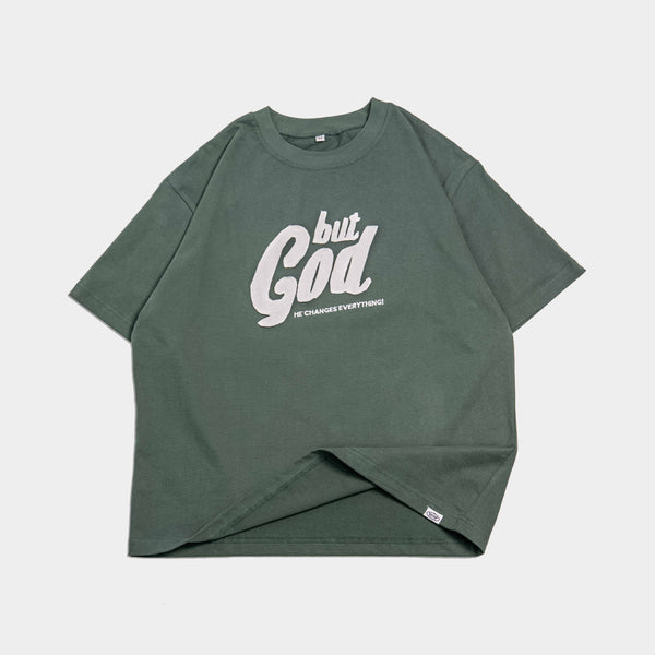 But God Hand-Stitched Tee