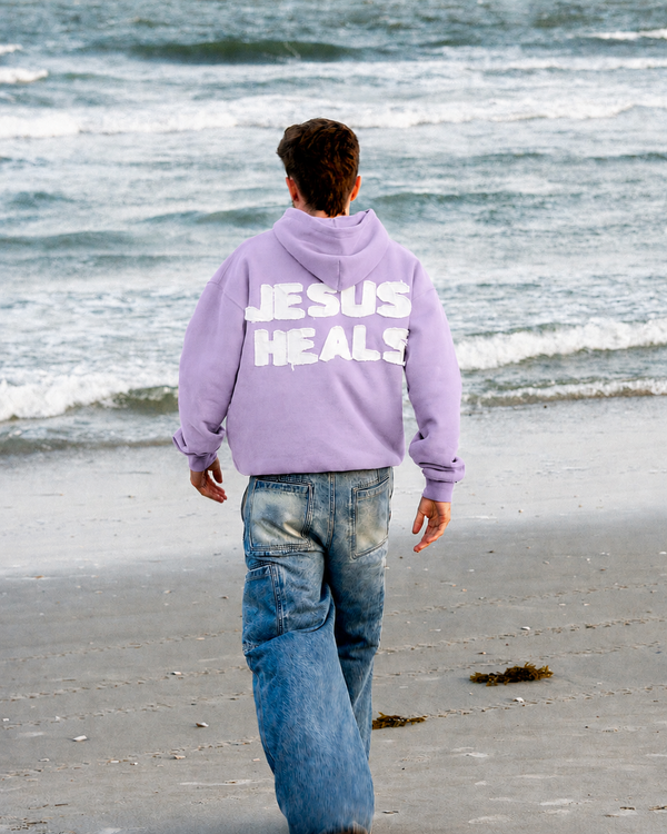 Jesus Saves Patchwork Hoodie