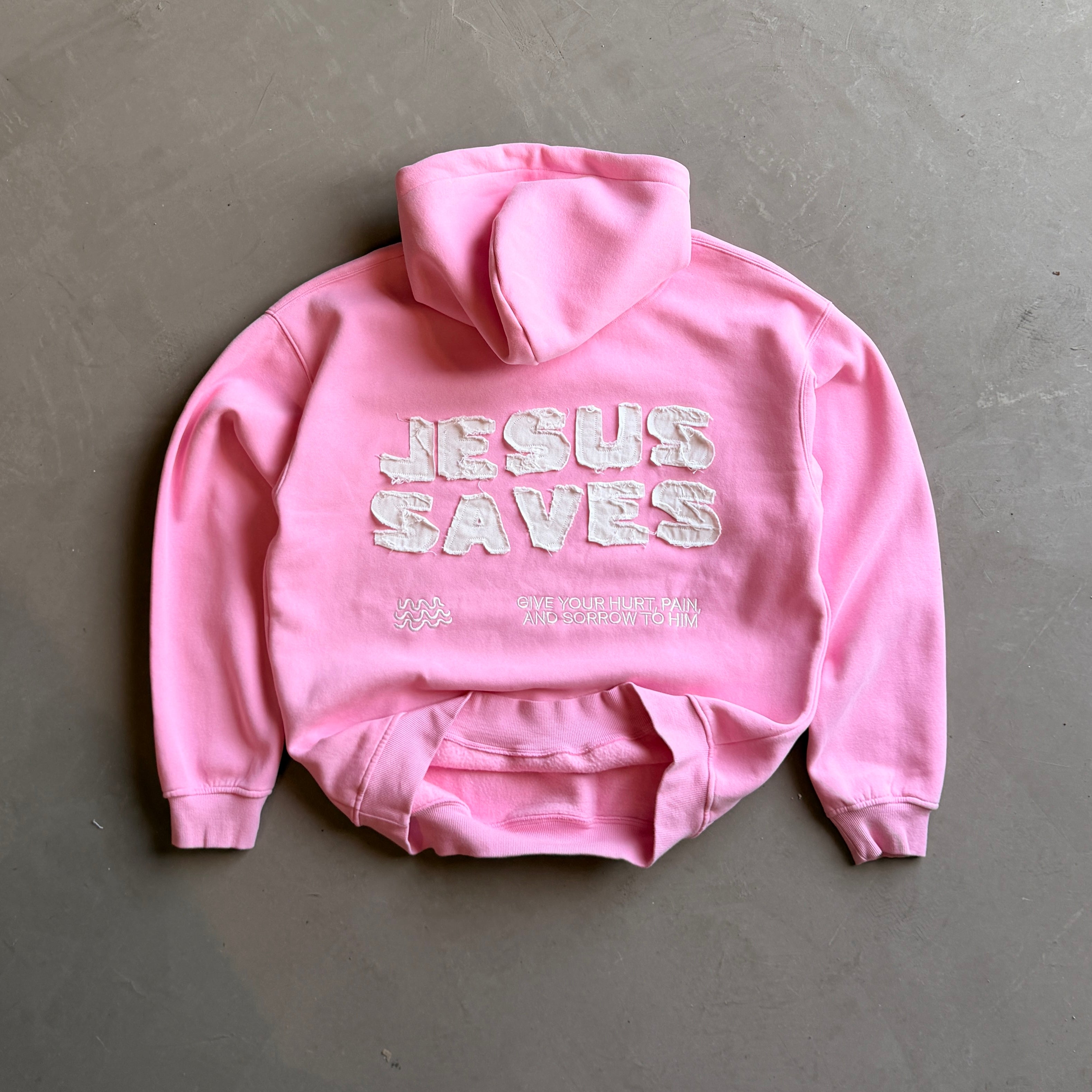 Jesus Saves Patchwork Christian Hoodie – Forty-Six Ten Apparel Co.