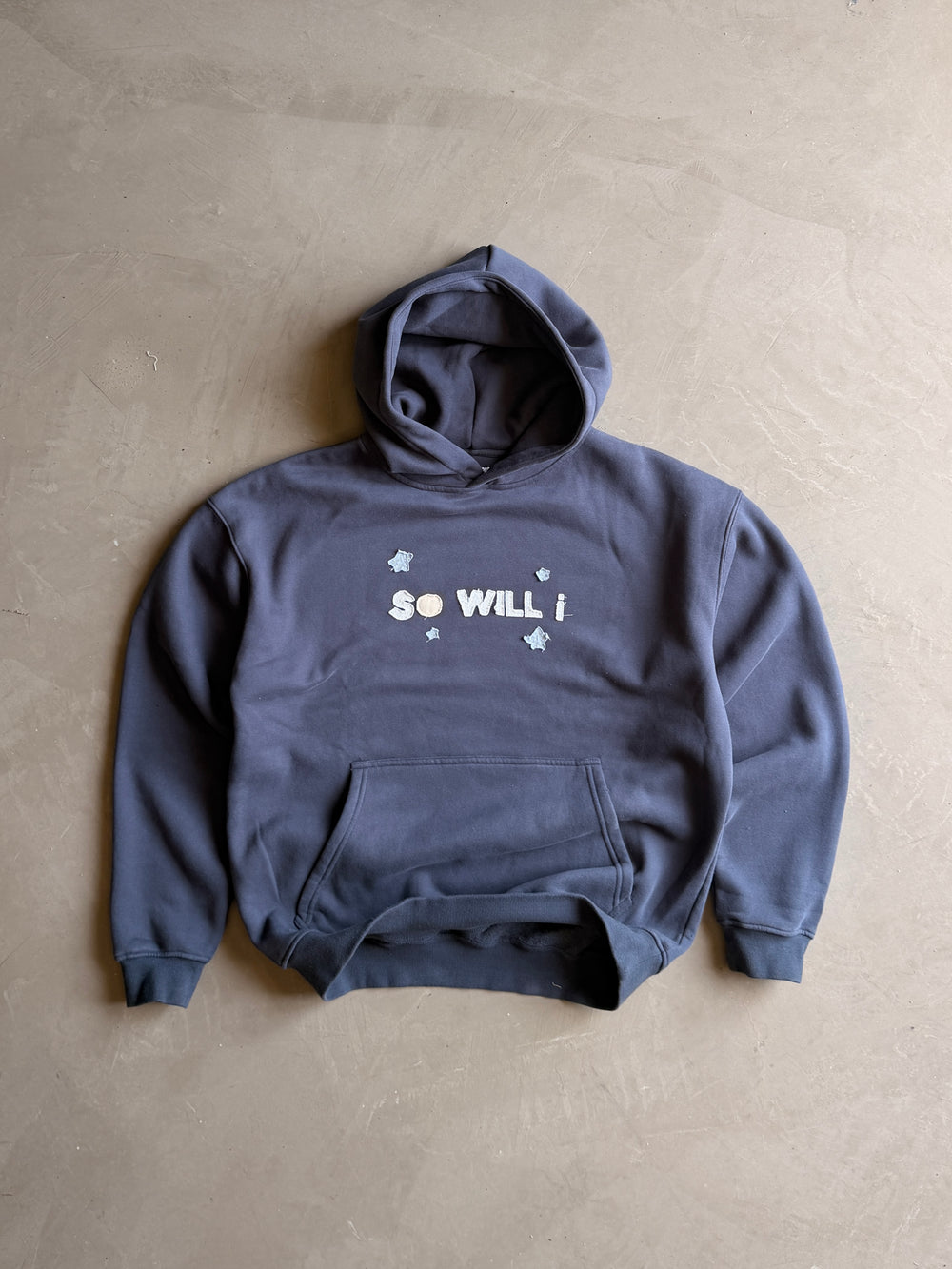 Even The Stars Bow Down hoodie in navy