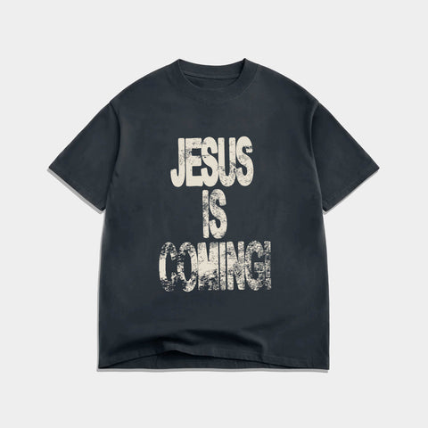 Jesus Is Coming Premium Heavy Tee