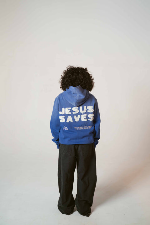 PRE-ORDER Jesus Saves Heavy Cut & Sew Hoodie
