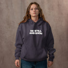 Navy (BE STILL & KNOW) | MJ is 5'9" wearing L 