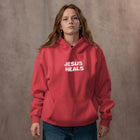Red (JESUS HEALS) | MJ is 5'9" wearing L 