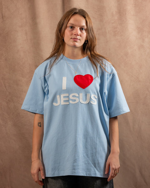 I Love Jesus Patchwork Tee