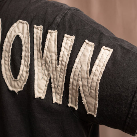 46:10 x RJB Collab Slow Down Patchwork Tee
