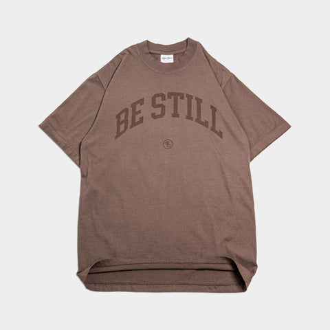 Be Still University Style Heavy Tee - Forty - Six Ten Apparel Co.