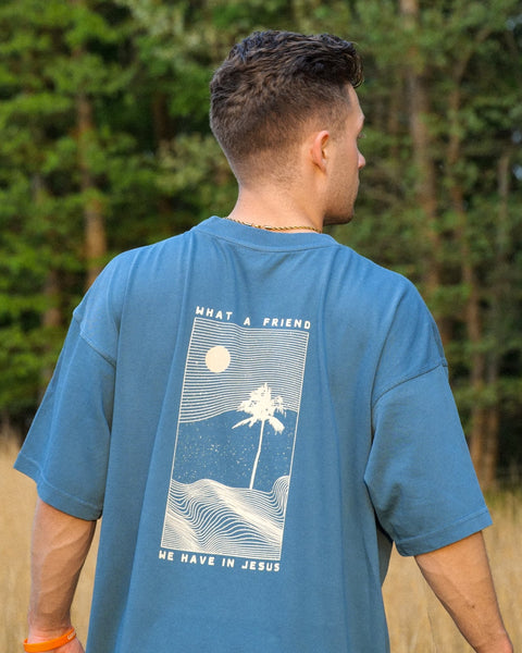 Beach What a Friend Tee - Forty - Six Ten Apparel Co.