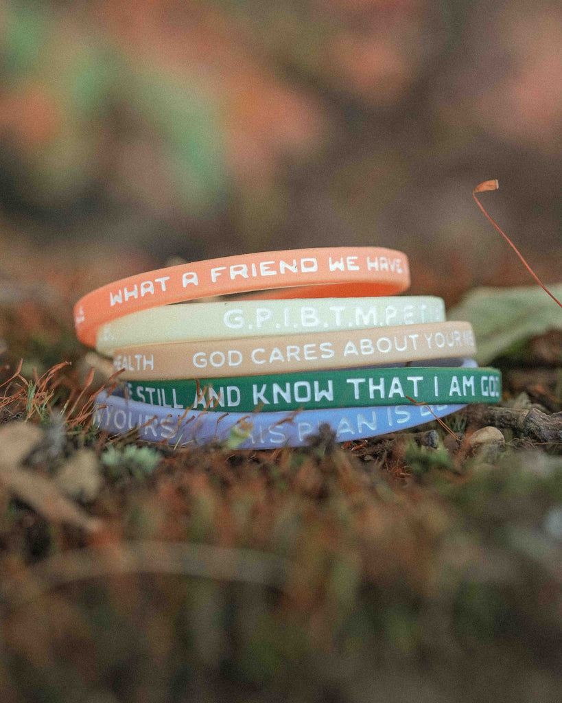 Christian Rubber Bracelet 5 Pack