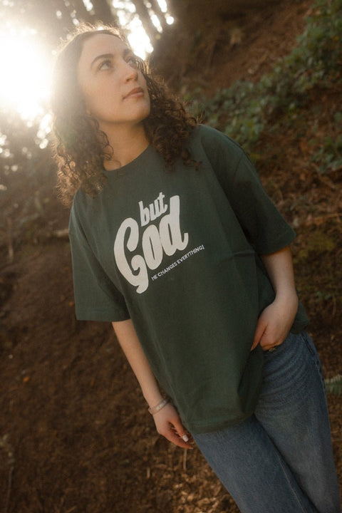 But God Premium Hand - Stitched Tee - Forty - Six Ten Apparel Co.