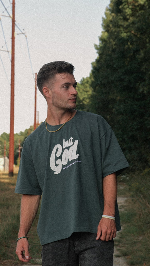 But God Premium Hand - Stitched Tee - Forty - Six Ten Apparel Co.