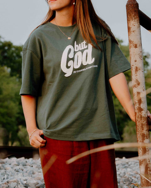 But God Premium Hand - Stitched Tee - Forty - Six Ten Apparel Co.