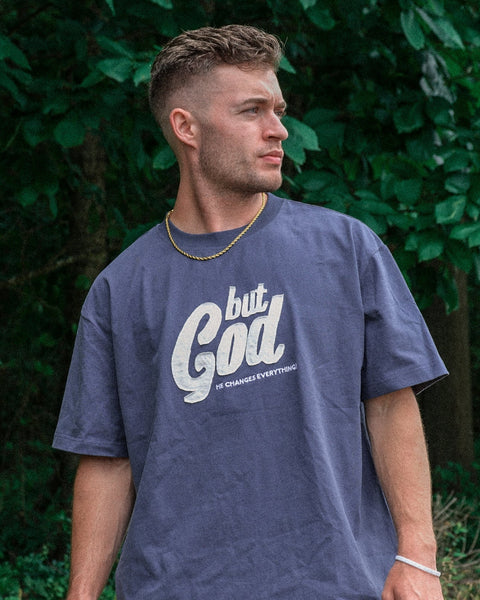 But God Premium Hand - Stitched Tee - Forty - Six Ten Apparel Co.