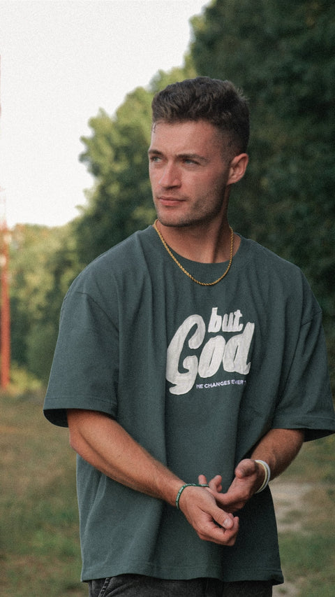 But God Premium Hand - Stitched Tee - Forty - Six Ten Apparel Co.