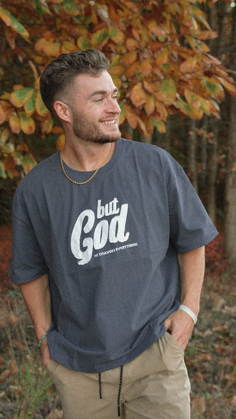 But God Premium Hand - Stitched Tee - Forty - Six Ten Apparel Co.
