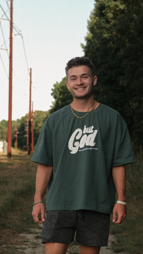 But God Premium Hand - Stitched Tee - Forty - Six Ten Apparel Co.