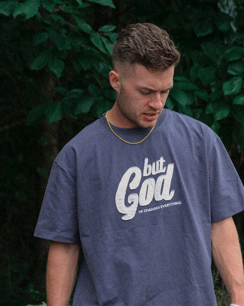But God Premium Hand - Stitched Tee - Forty - Six Ten Apparel Co.