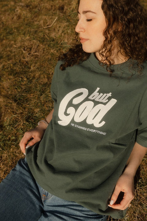 But God Premium Hand - Stitched Tee - Forty - Six Ten Apparel Co.