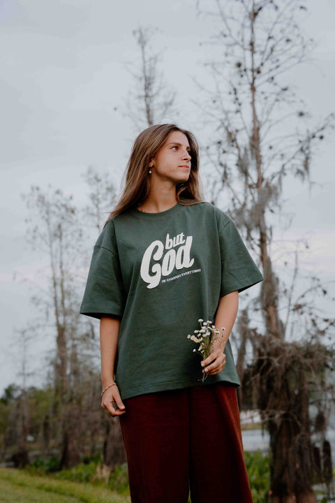 But God Premium Hand - Stitched Tee - Forty - Six Ten Apparel Co.