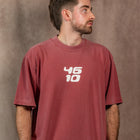 Vintage Red | 46 10 logo on the chest