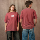 Vintage Red | Logo on the front, clean back