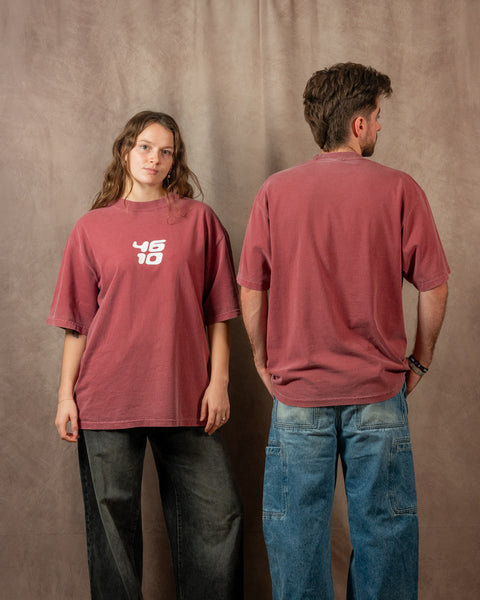 Vintage Red | Logo on the front, clean back