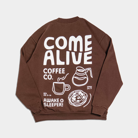 Come Alive Coffee Co. Heavy Crew - Forty - Six Ten Apparel Co.