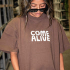 Come Alive Coffee Co. Premium Oversized Tee - Forty - Six Ten Apparel Co.