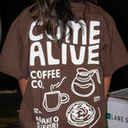 Come Alive Coffee Co. Premium Oversized Tee - Forty - Six Ten Apparel Co.