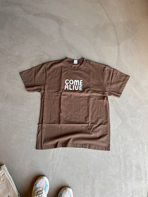 Come Alive Coffee Co. Premium Oversized Tee - Forty - Six Ten Apparel Co.