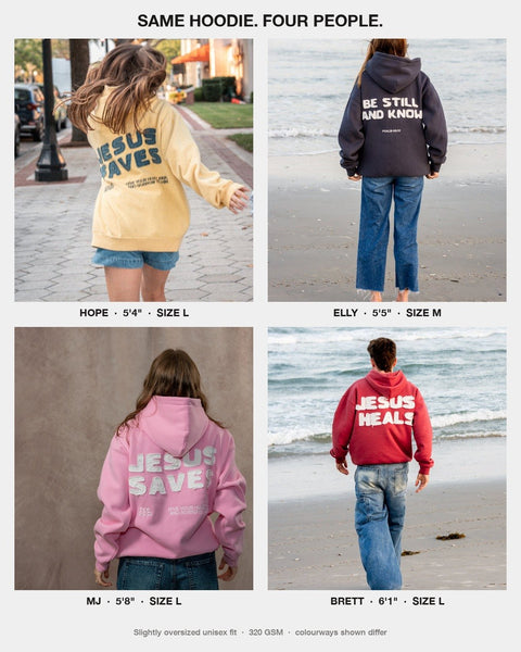 Jesus Saves Patchwork Hoodie