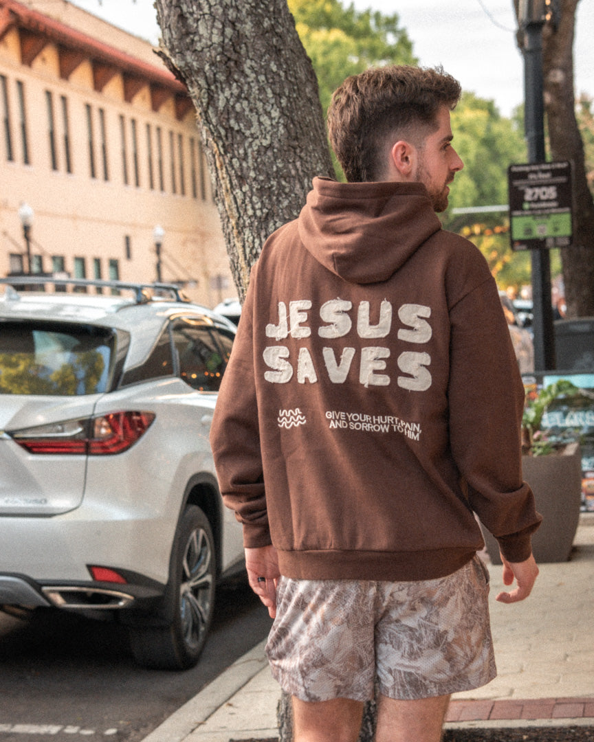 Jesus Saves Patchwork Hoodie – Forty-Six Ten Apparel Co.