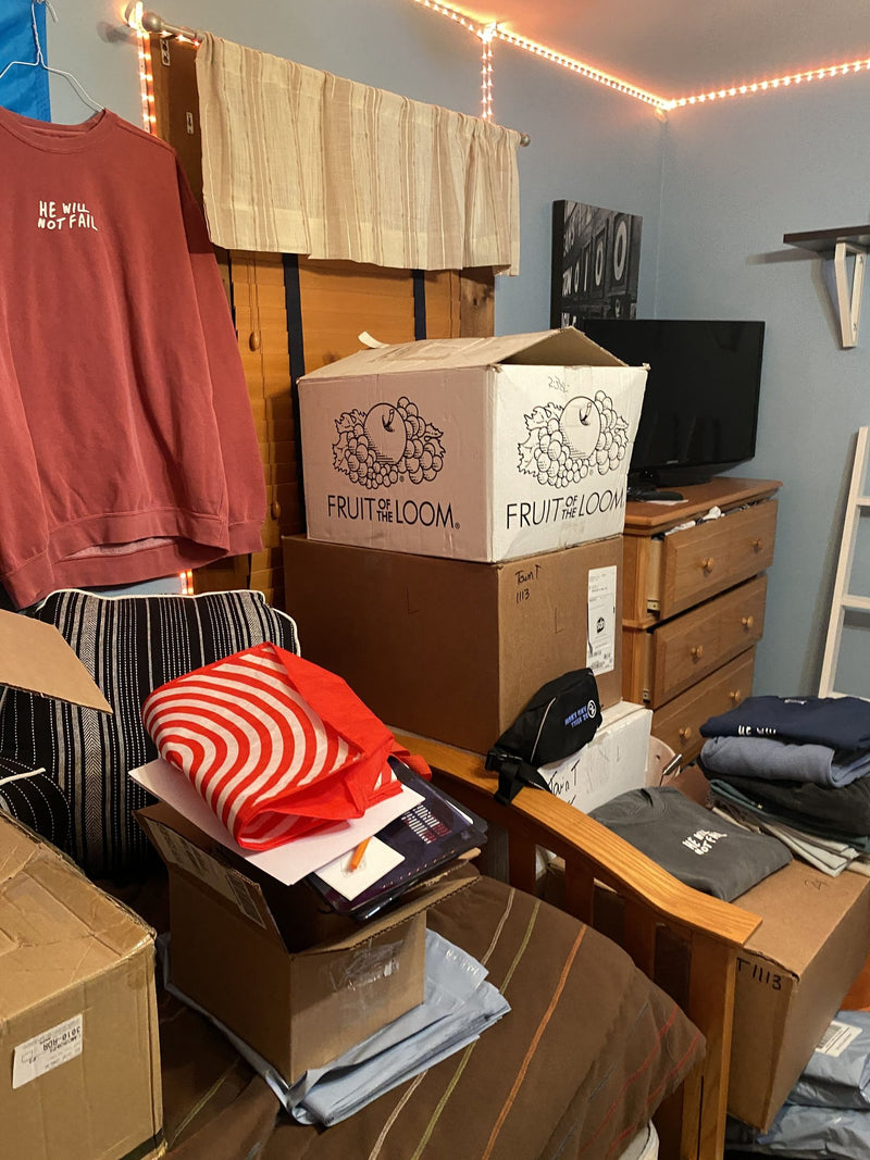 Boxes everywhere