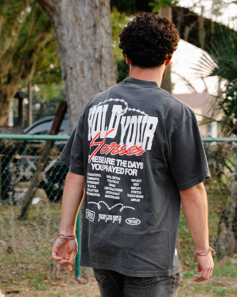 Hold Your Horses Heavy Tee - Forty - Six Ten Apparel Co.