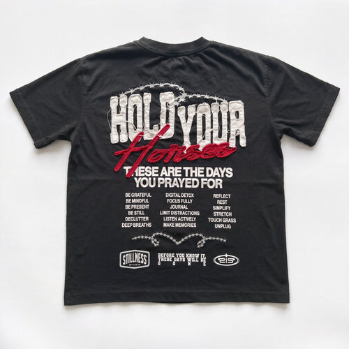 Hold Your Horses Heavy Tee