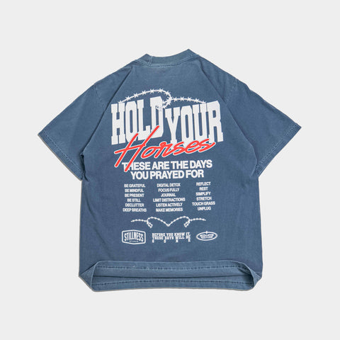 Hold Your Horses Heavy Tee