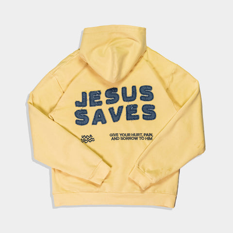 Jesus Heavy Cut & Sew Stitched Hoodie - Forty - Six Ten Apparel Co.