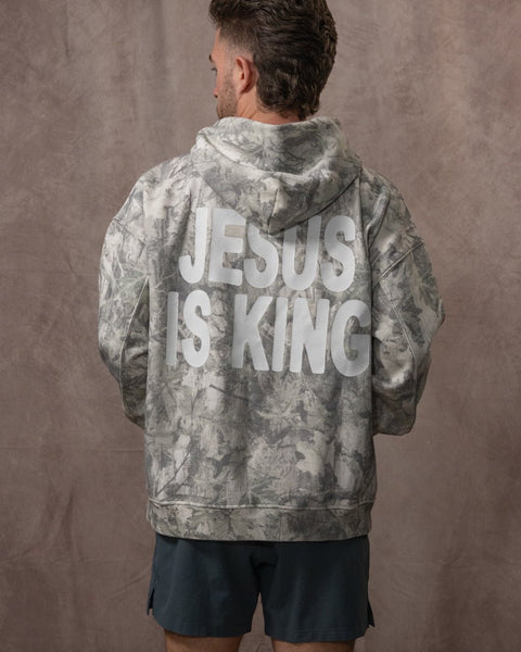 Jesus Is King Heavy Hoodie - Forty - Six Ten Apparel Co.